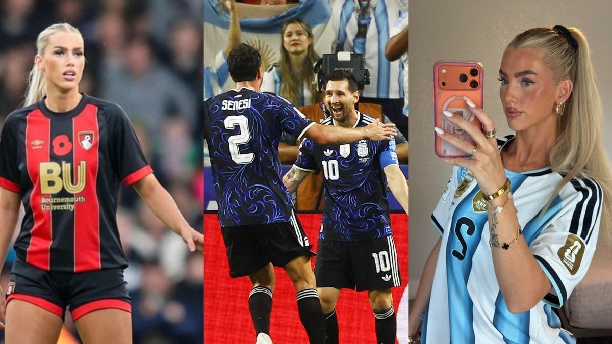 بين بلادها وعشيقها.. مباراة إنجلترا تورط شريكة لاعب الأرجنتين