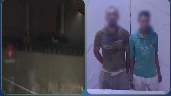 ضبط عاطلين لقيام شخصين بالحفر بجوار إحدى السكك الحديدية الخاصة بالمترو بحدائق القبة