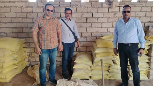 ضبط مصنع دون ترخيص لإنتاج مخصبات زراعية مغشوشة بالنوبارية والتحفظ على 21 طن