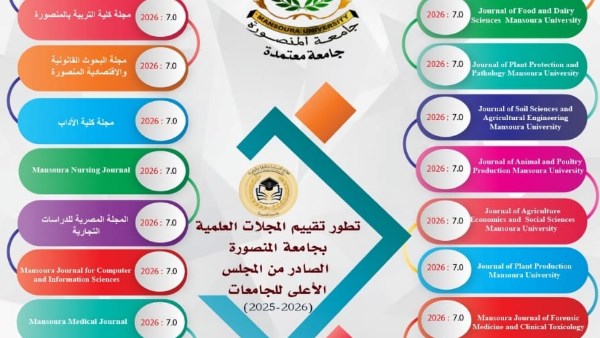 جامعة المنصورة تعزز ريادتها البحثية بحصول 32 مجلة علمية على تقييم المجلس الأعلى للجامعات