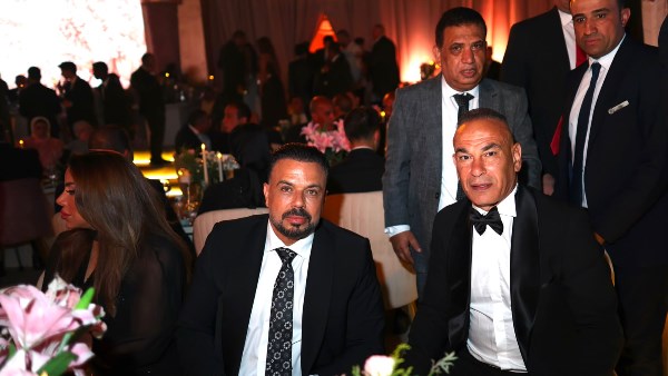 بحضور سيف زاهر والنائب محمد مجاهد.. الصور الأولى من حفل زفاف ابنة إبراهيم حسن
