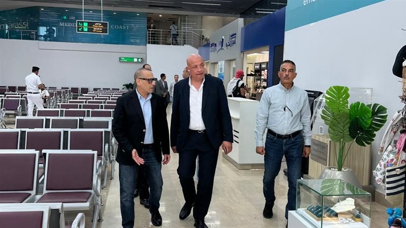 التفتيش الأمني والبيئي يراجع خطط التطوير في مطاري العلمين والإسكندرية