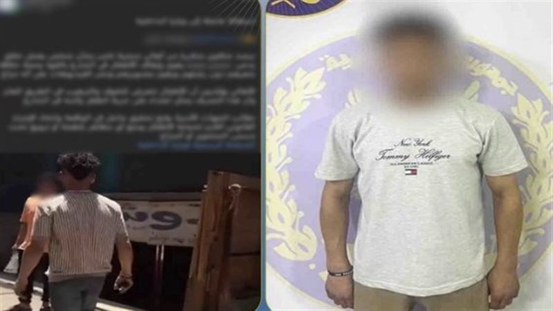 أغرب وسيلة دعاية، حلاق يرهب الأطفال ويقص شعرهم في الشارع للترويج لمحله بمنشأة ناصر