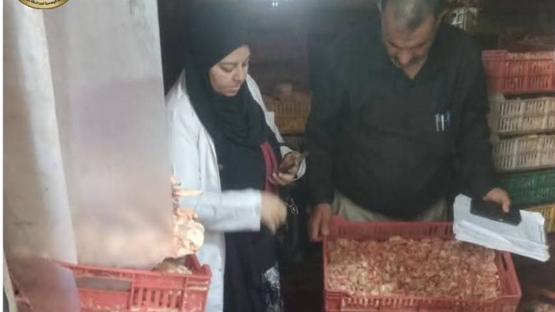 بيطري الشرقية يضبط 29 طنا من اللحوم والدواجن والمنتجات الغذائية الفاسدة
