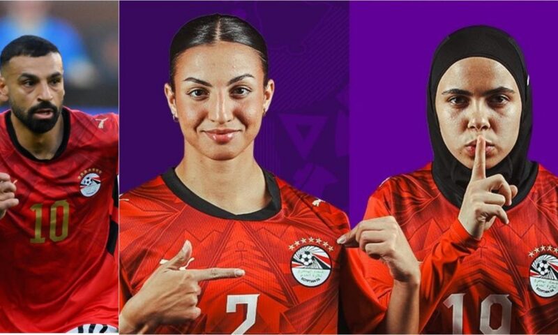 خطأ يثير الجدل.. سيدات منتخب مصر يرتدين قميص الرجال في كأس أفريقيا