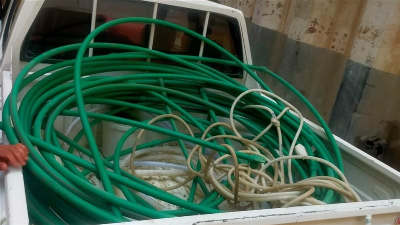 مياه الفيوم تشن حملة لإزالة التعديات علي الشبكة بالطريق الدائري