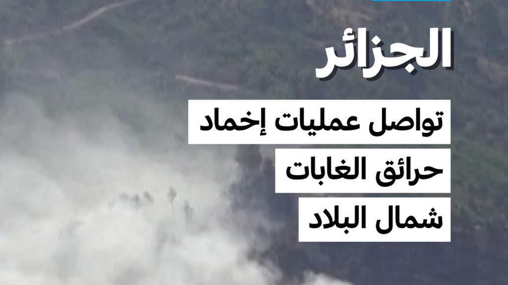 الجزائر: تواصل عمليات إخماد حرائق الغابات