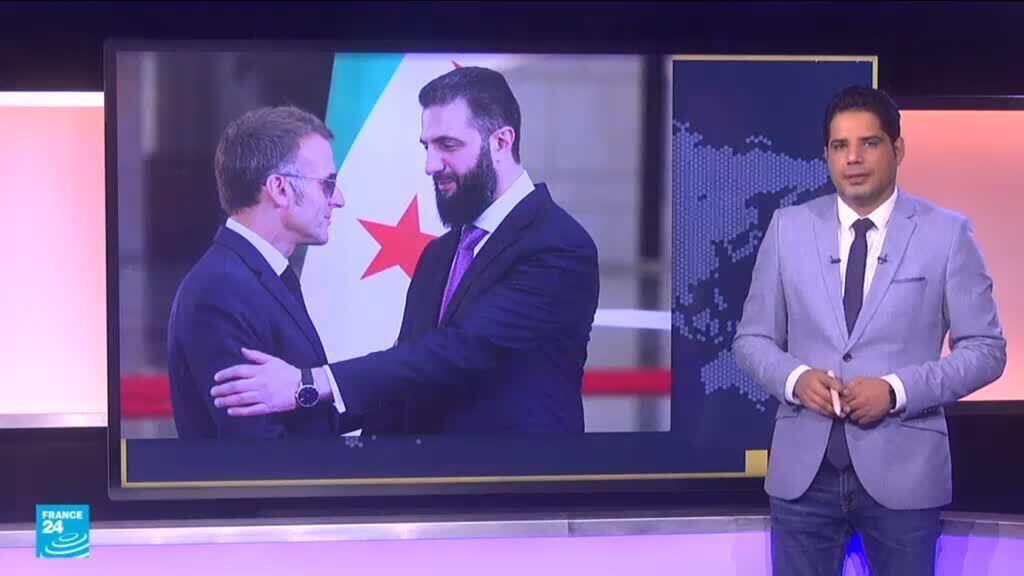 هل غادر ماكرون دمشق “بعد وقوع تفجيرين قرب مقر إقامته”؟