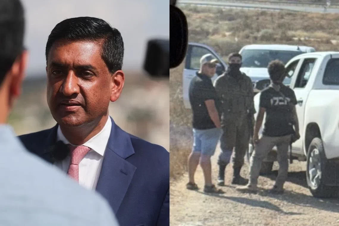مستوطنون مسلّحون يحتجزون نائبا أمريكيا خلال زيارته إلى الضفة