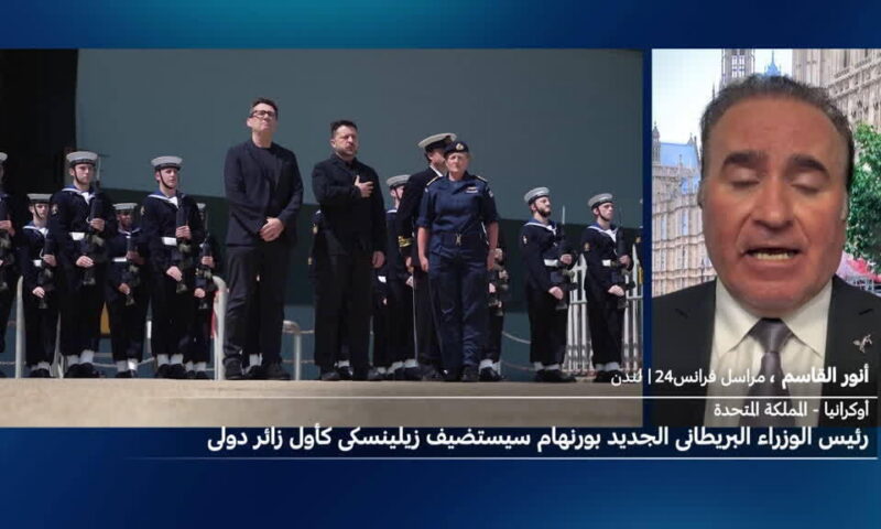 رئيس وزراء بريطانيا الجديد استقبل زيلينسكي في أول زيارة لضيف دولي