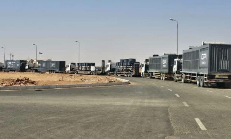 وصول دفعة أولى من المولدات السعودية لتعزيز كهرباء حضرموت