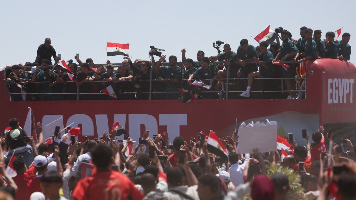 بالصور.. الآلاف يحتفون بمنتخب مصر بعد أفضل مشاركة في تاريخ كأس العالم