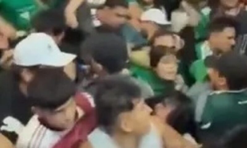 فيديو يوضح  كيف مات المكسيكيون اختناقاً خلال احتفالات التأهل