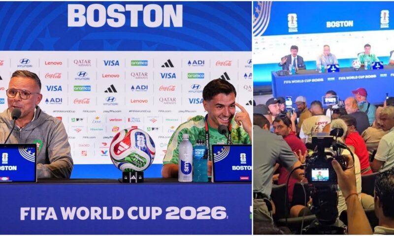 فيديو.. شجار بين الصحفيين في مؤتمر المغرب قبل مواجهة فرنسا