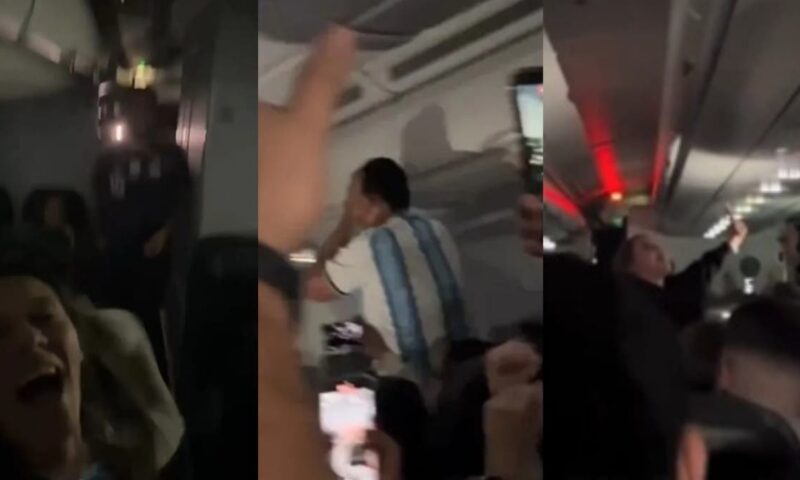 بالفيديو.. طيار إسباني يخدع ركاباً أرجنتينيين ويوهمهم بفوزهم بكأس العالم