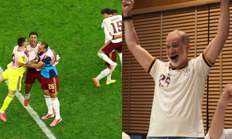 فيديو.. ملك إسبانيا يحتفل بجنون بعد تأهل بلاده إلى نهائي كأس العالم