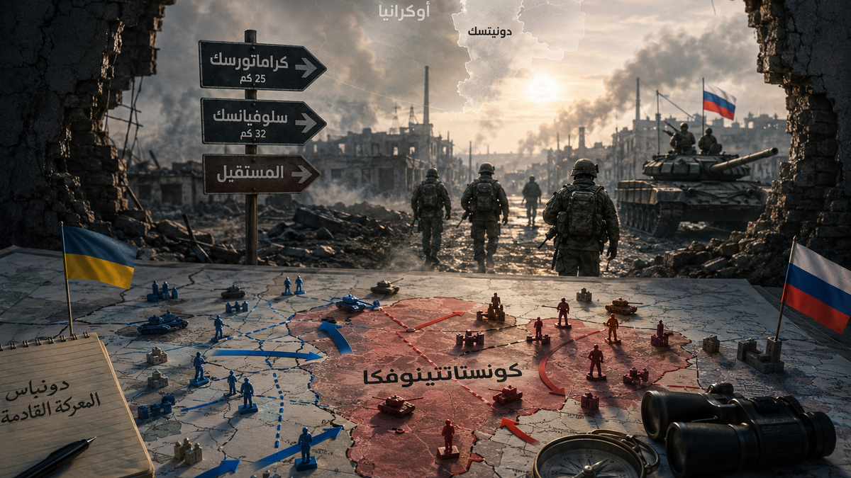 كونستانتينوفكا.. مفتاح معركة دونباس المقبلة بأوكرانيا