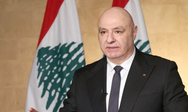 الرئيس اللبناني: المفاوضات ليست خيانة بل حربا دبلوماسية
