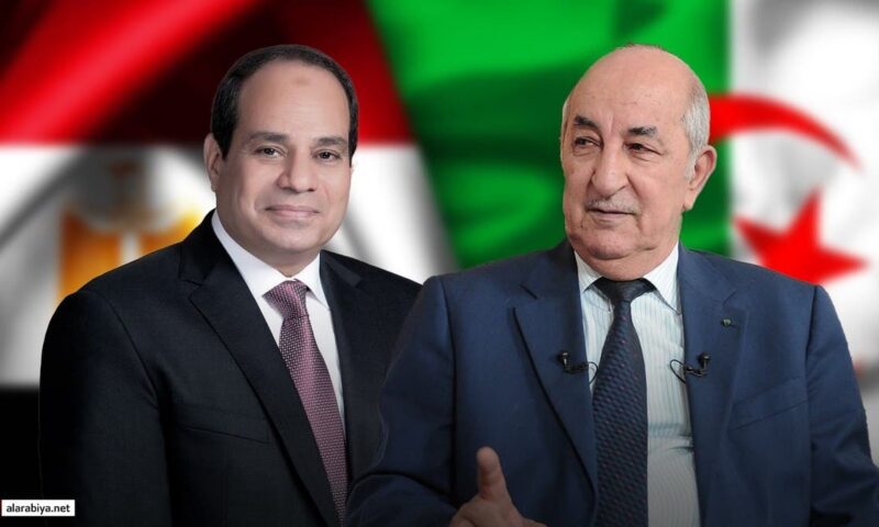تبون والسيسي يشددان على ضرورة العمل لتجاوز الوضع الصعب بليبيا