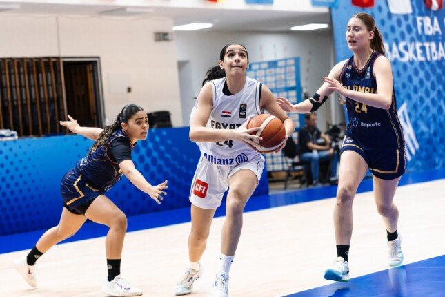 منتخب ناشئات السلة يهزم كولومبيا وينافس على المركز التاسع ببطولة العالم
