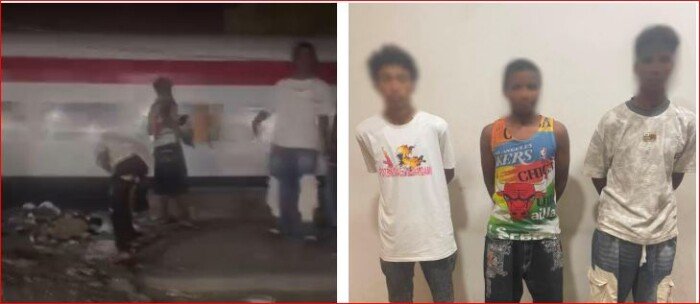 الميديا فضحتهم.. القبض على 3 طلاب بتهمة إلقاء الحجارة على قطار بأسوان