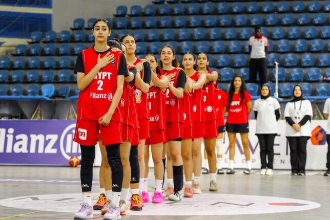 منتخب ناشئات السلة يفوز على تنزانيا في ثاني مبارياته بتصفيات الأفروباسكت