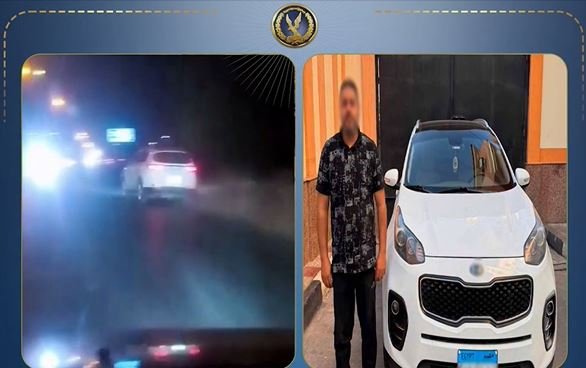 ضبط سائق سيارة لسيره برعونة وتعريض حياة المواطنين للخطر في البحيرة