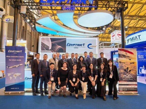 مصر للطيران للشحن الجوي تشارك في معرض China Air Cargo Logistics 2026 بشنغهاي