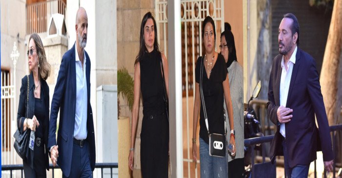 علي الحجار وأيمن عزب في عزاء الموسيقار هاني شنودة