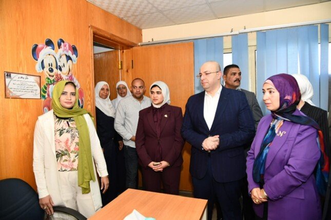 محافظ الفيوم يفتتح وحدة التخاطب والسمعيات ومناظير الحنجرة بالمستشفى العام