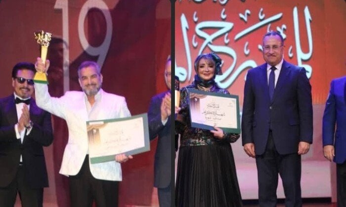 تكريم أحمد عبد العزيز وشهيرة بالمهرجان القومي للمسرح المصري