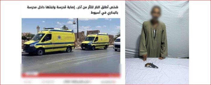 الداخلية تكشف ملابسات إطلاق أعيرة نارية على مٌدرسة وابنتها بأسيوط