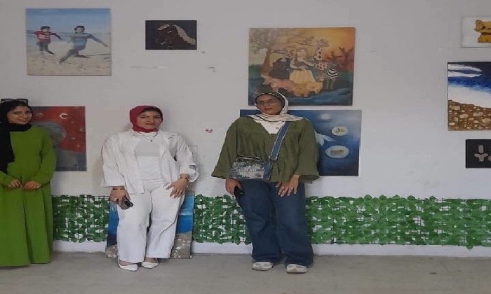 معرض للفنون التشكيلية بمركز شباب النصر ضمن مبادرة «إسكندرية بتفرح»