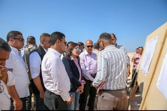 وزيرة الإسكان تتفقد الأراضي البديلة لمشروع تطوير منطقة علم الروم
