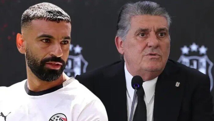 رئيس بشكتاش يعلق على صفقة محمد صلاح ويوجه رسالة لجماهير النادي