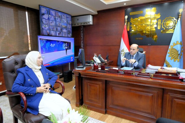 محافظ الغربية يستقبل القيادات الجديدة بالاستعلامات والمديرية المالية ويؤكد أهمية سرعة الإنجاز