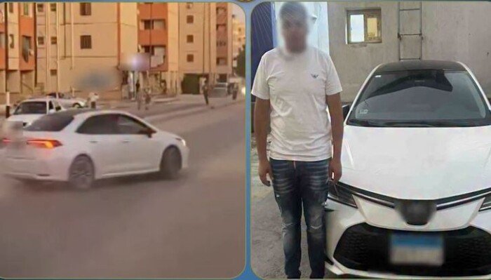 القبض على سائق بتهمة أداء حركات استعراضية في شمال سيناء