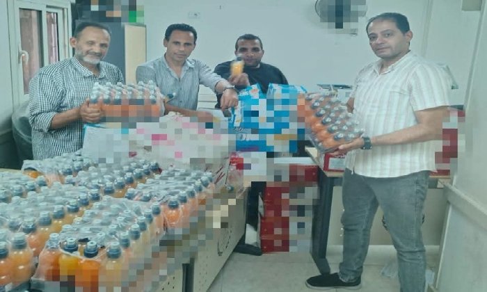 ضبط 2230 عبوة وقطعة مواد غذائية فاسدة ومجهولة بإيتاي البارود