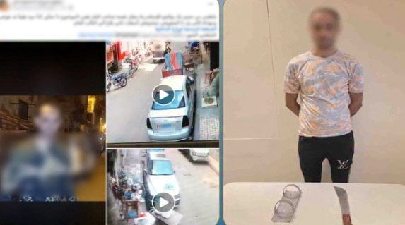 ضبط عاطل في الإسكندرية اعتدى على صاحب محل بسلاح أبيض