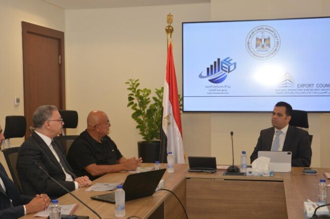 صندوق تنمية الصادرات يبحث مع مجلس مواد البناء خطة التوسع في الأسواق الخارجية
