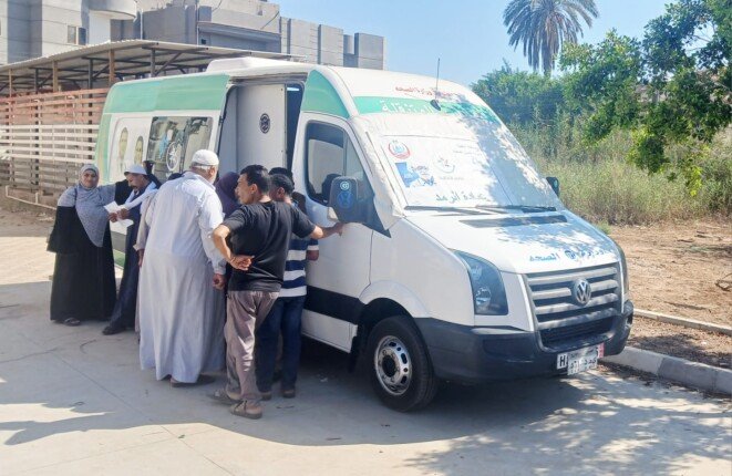 قافلة طبية بقرية رأس الخليج في شربين تقدم خدماتها لأكثر من 1100 مستفيد