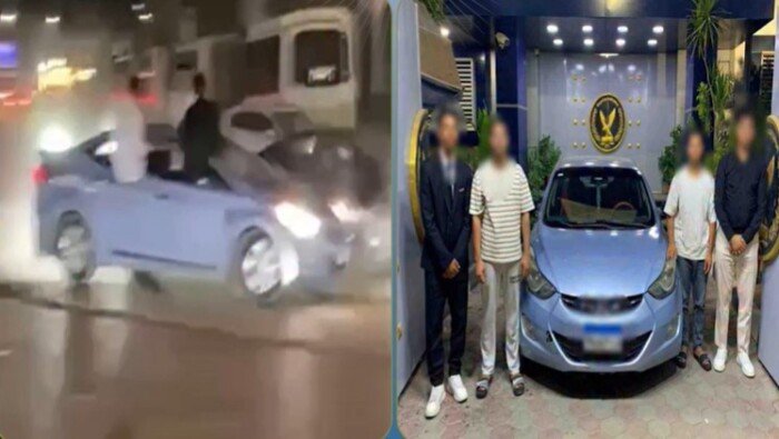 ضبط قائد سيارة ملاكي بتهمة أداء حركات استعراضية بأحد الطرق بالفيوم