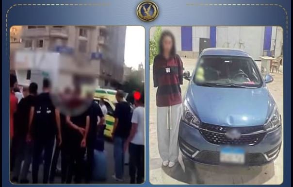 ضبط سيدة صدمت طالبتين أثناء عبورهما الطريق في العجوزة