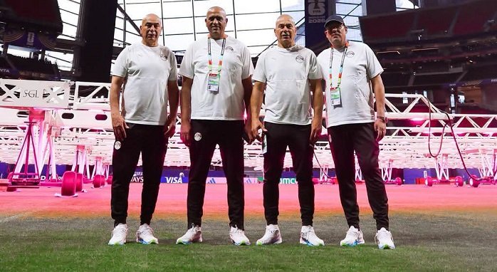 جهاز منتخب مصر يتفقد ملعب «مرسيدس بنز» قبل مواجهة الأرجنتين في كأس العالم 2026