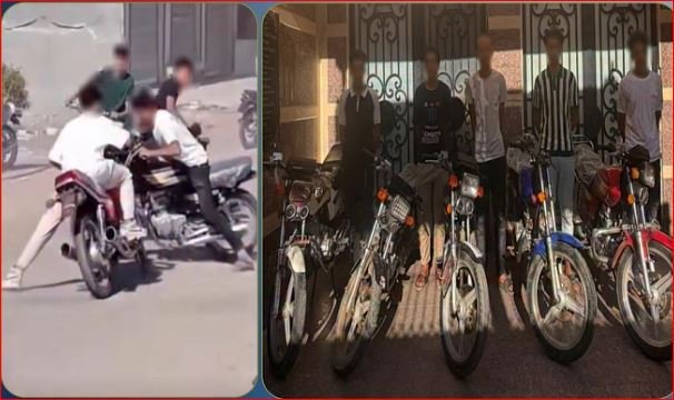 ضبط قائدي 5 دراجات نارية تسببوا في إعاقة حركة المرور بكفر الشيخ