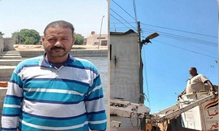 محافظ المنوفية يلتقي أسرة فني كهرباء توفي أثناء عمله ويوجه بتعيين ابنه
