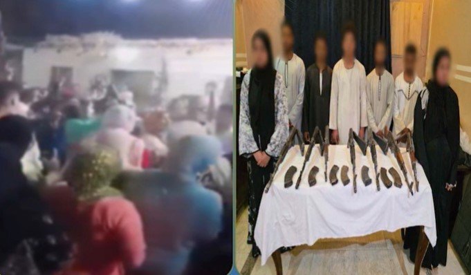 الداخلية تكشف ملابسات فيديو لـ 7 أشخاص بينهم سيدتين يرقصون بالأسلحة في قنا