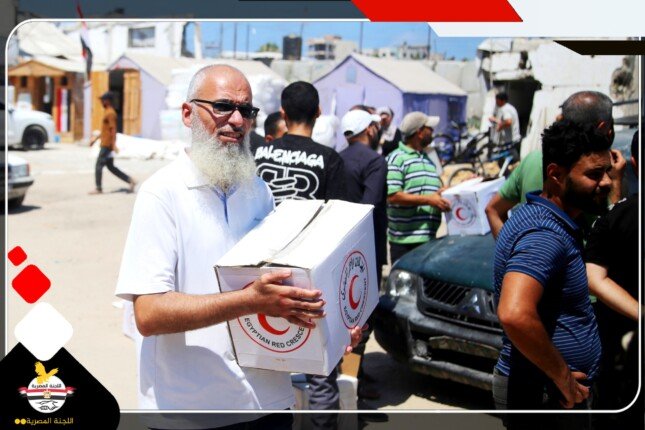 غدا.. اللجنة المصرية تطلق حملة توزيع السلال الغذائية في قطاع غزة