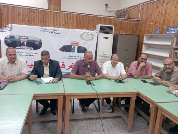 تعليم بني سويف يتابع انطلاق امتحانات الدور الثاني للشهادة الإعدادية