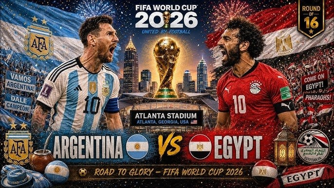 مصر ضد الأرجنتين.. الموعد والقنوات الناقلة والتشكيل المتوقع في كأس العالم 2026